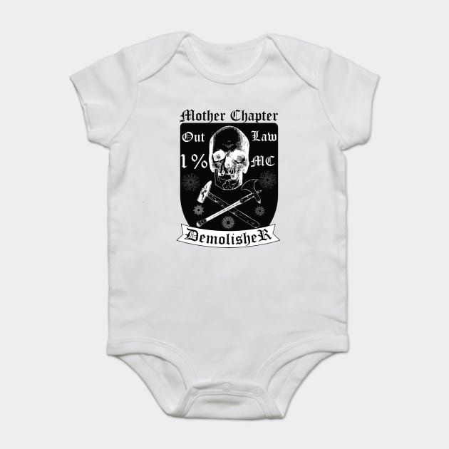 DEMOLISHER Baby Bodysuit by theanomalius_merch